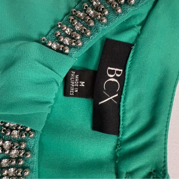 BCX Green Halter Sundress Mini - Picture 5 of 6